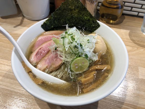 「限定・特製氷見煮干の冷やしそば」@中華ソバ ビリケンの写真