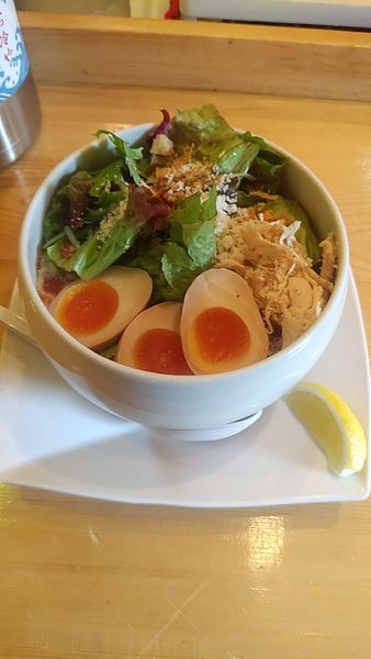 「トマト麺(大盛)」@鶏白湯麺 蔭山 高田馬場店の写真