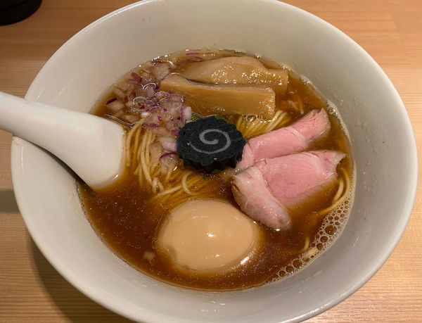 「味玉のどぐろそば」@らぁ麺 はやし田 新宿本店の写真