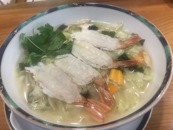 「大！生海老の麺 1,100円」@割烹 京枡の写真