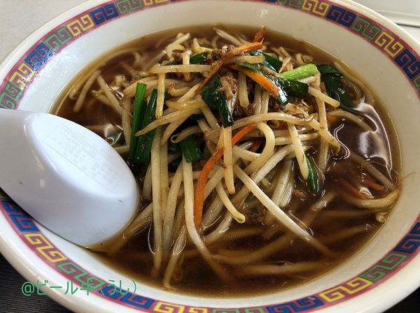 「もやしピリ辛ラーメン(700円)開店キャンペーン価格」@麺創屋の写真
