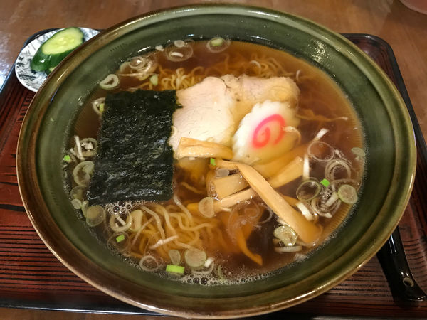 「そば屋の中華そば　650円」@そば処 久楽の写真