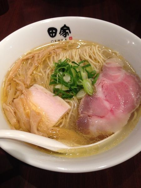 「煮干塩そば」@中華そば田家 ふくふくの写真