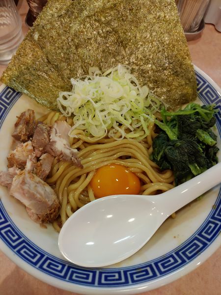「油そば」@豚骨醤油家系ラーメン 達磨堂の写真