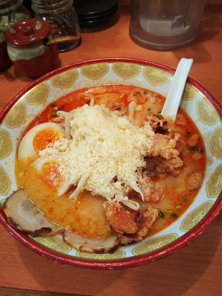 「男盛ガバチ」@俺流塩らーめん 神宮前店の写真