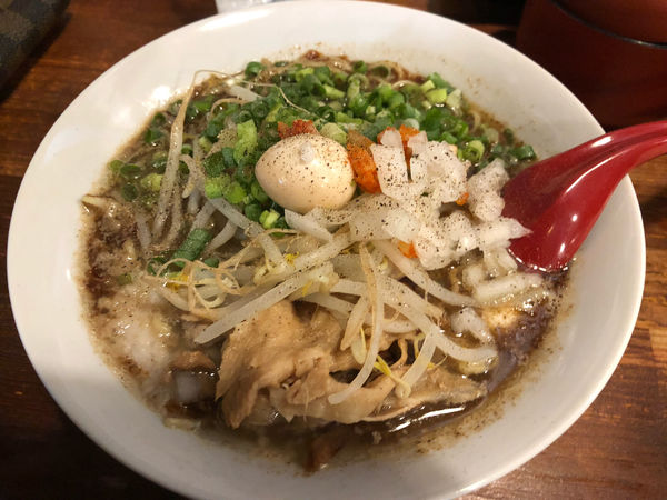「さんま醤油ラーメン」@らーめん ふじもとの写真