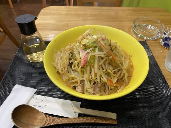「辛味噌ちゃんぽん野菜少なめ麺多め」@喫茶 ぐりの写真