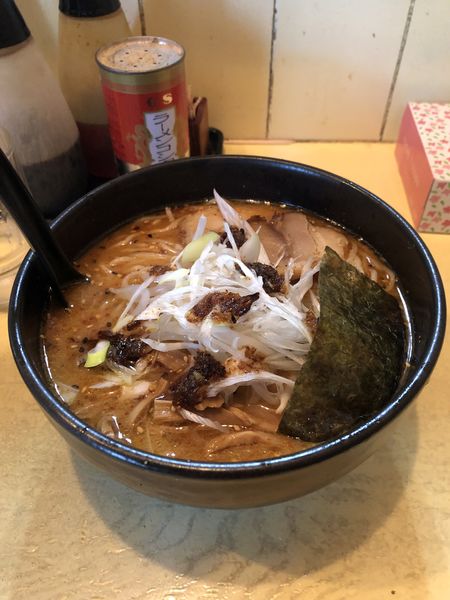 「みそらーめん（大盛り）」@麺屋 天王の写真