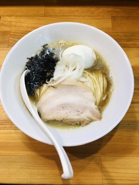 「白醤油＋味玉　1000円」@煮干中華ソバ イチカワの写真