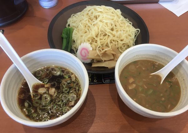 「限定つけ麺食べ比べ(800¥)」@幸楽苑 常陸太田店の写真