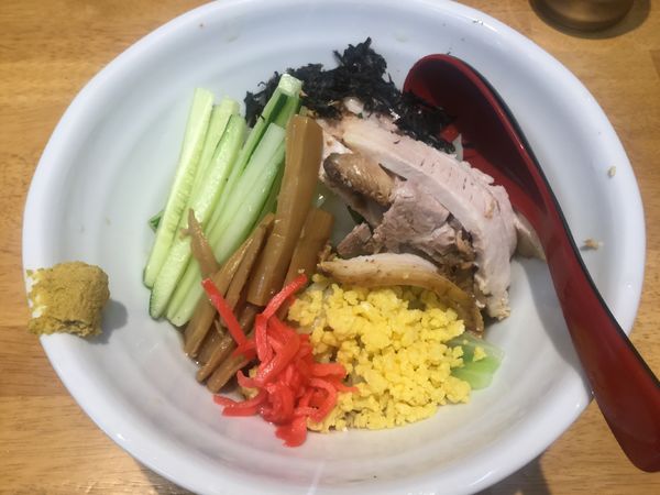 「【夏季限定】醤油冷し中華(¥600)」@萬馬軒の写真