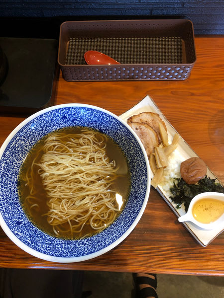 「冷やし煮干しラーメンwith南高梅」@麺＆cafe Coi.Coi.の写真