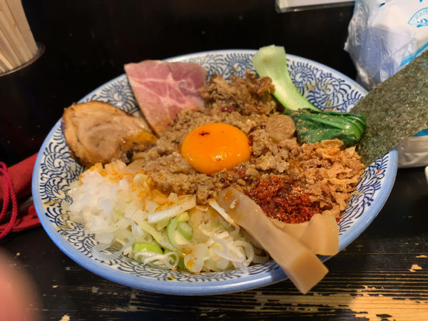 「【限定】坦々まぜそば」@狼煙 〜NOROSHI〜の写真