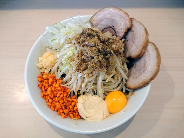 「まぜそば(小)」@鷹の目 蒲田店の写真