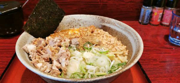 「ポン酢まぜそば」@食処 渓の写真