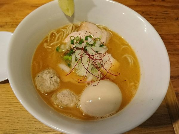 「特製鶏白湯そば」@中華蕎麦 はざまの写真