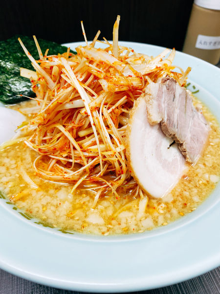 「ダブル赤ネギ味噌ラーメン」@ラーメンショップ椿 ひたちなか店の写真