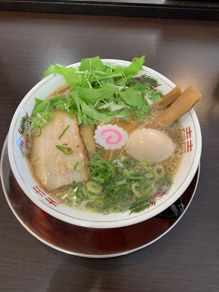 「朝ラーメン味玉並」@麺屋 みつるの写真
