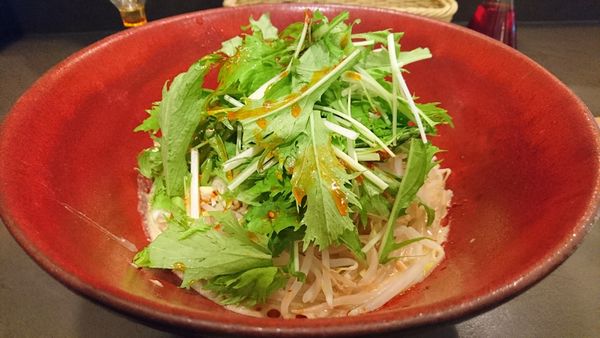 「【昼】汁無し担々麺」@ビストロ ペリメニの写真