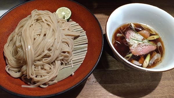 「(限定)鴨つけそば」@らぁめん鴇の写真