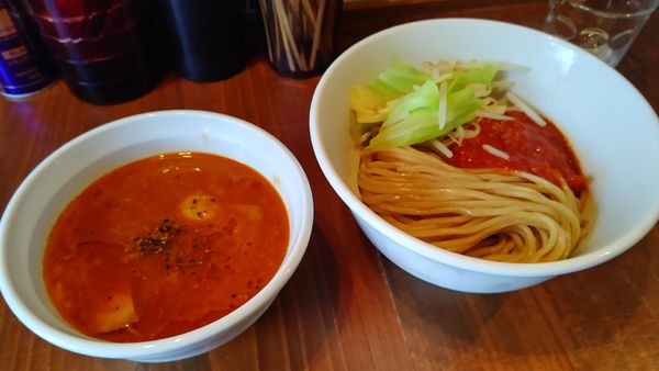 「味玉とまと味噌つけ麺９８０円」@ニューカッパの写真