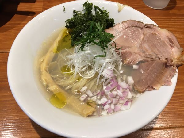 「冷たい貝出汁そば」@麺屋 真心の写真