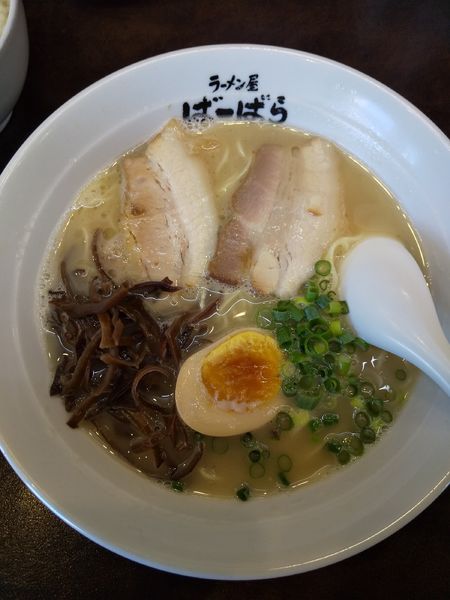 「鶏塩白湯ラーメン」@ばーばら 美合店の写真