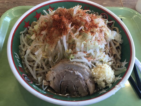 「ラーメン（倍増）・全増し」@ジャンクガレッジ カインズ羽生店の写真