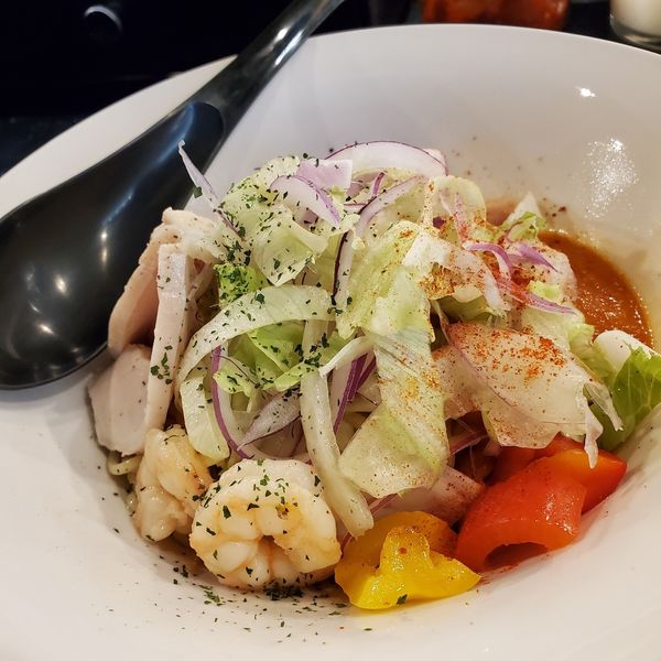 「HIROKIガスパチョ風ひんやりまぜSOBA(¥950)」@SHOWTIME-Ramen-の写真