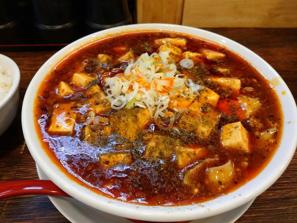 「麻婆豆腐麺（780円）＋小ライス（0円）」@元祖打卤麺 香辣居 8号店の写真