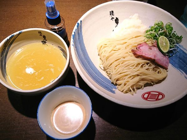 「【限定】薬涼潮つけそば」@麺や 虎徹の写真
