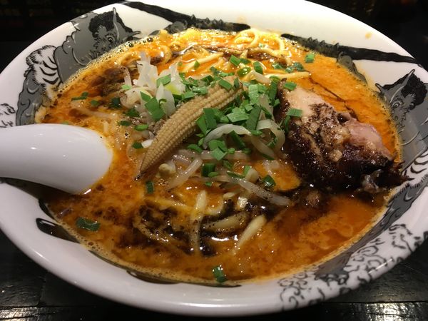 「カラシビ味噌らー麺」@カラシビ味噌らー麺 鬼金棒 池袋店の写真