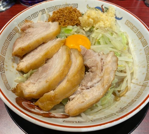 「ミニぶた+汁なし　１０３０円」@豚山 白楽店の写真