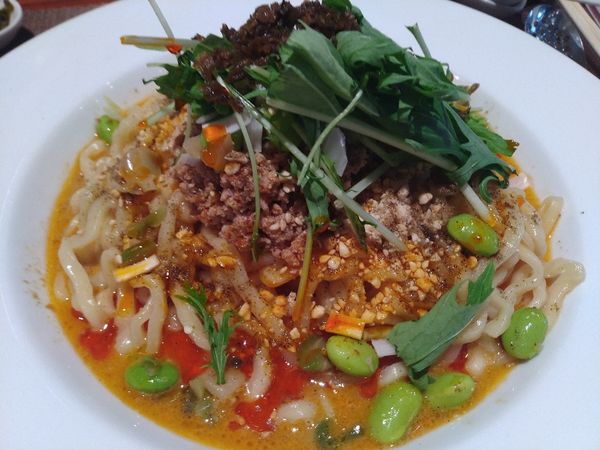 「汁なし担々麺」@中華バル  麻辣チャオの写真