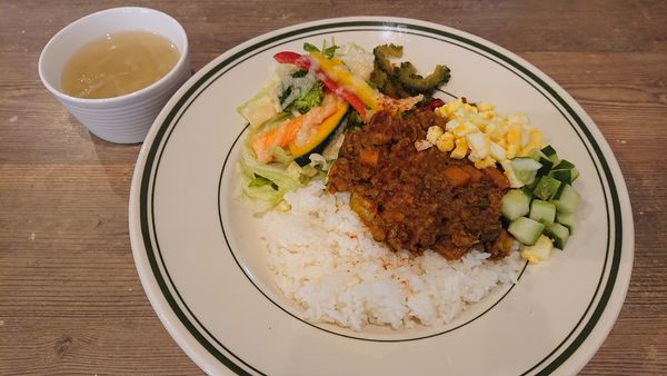 「（ランチ）ナスとひき肉のキーマカレー　９８０円」@KIKKAKEの写真
