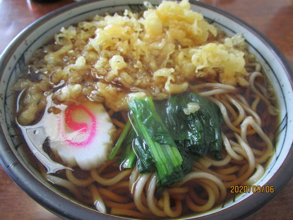 「たぬき蕎麦 650円」@そば清の写真