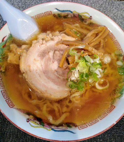 「らーめん 600円 餃子 300円」@佐野らーめん 417の写真