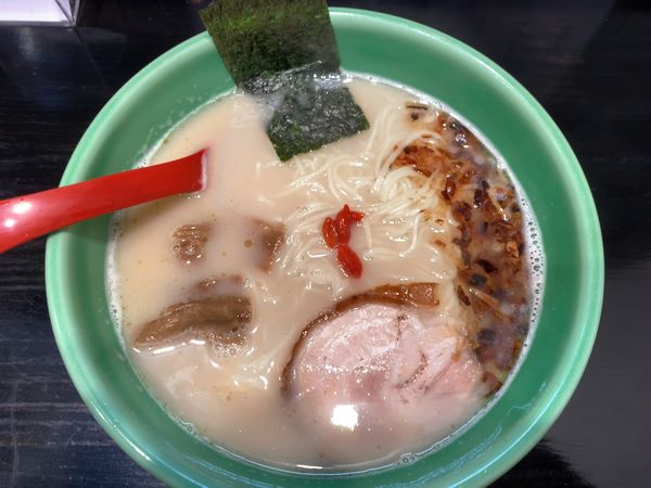 「むさし坊ラーメン（細麺）」@麺匠 むさし坊 武蔵浦和本店の写真