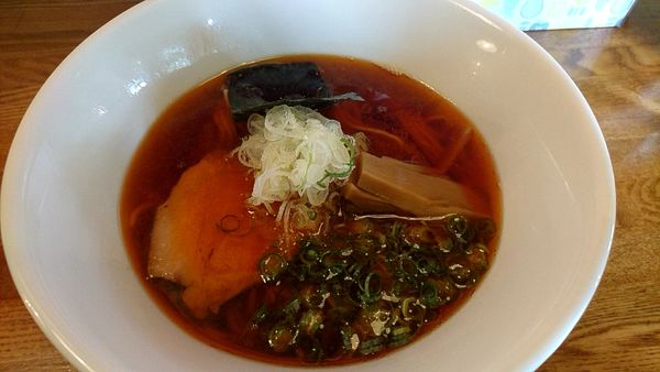 「海老そば「醤油」800円」@青山清湯そば 青ノ樹の写真