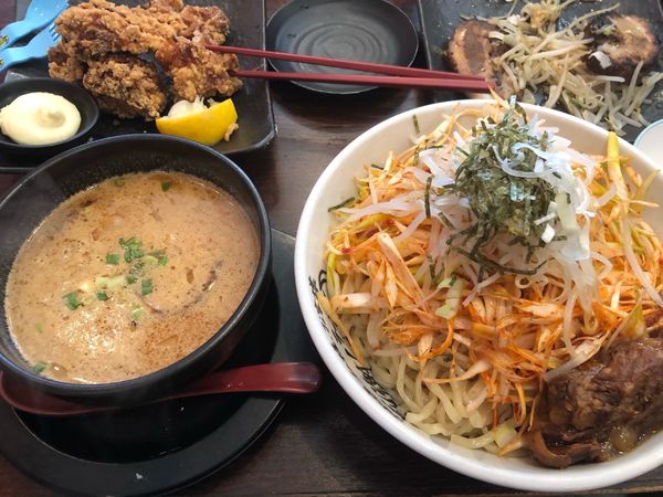「ネギ味噌つけ麺955円+税」@らーめん神月 小倉町店の写真