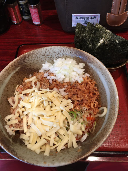 「限定まぜそばII」@食処 渓の写真