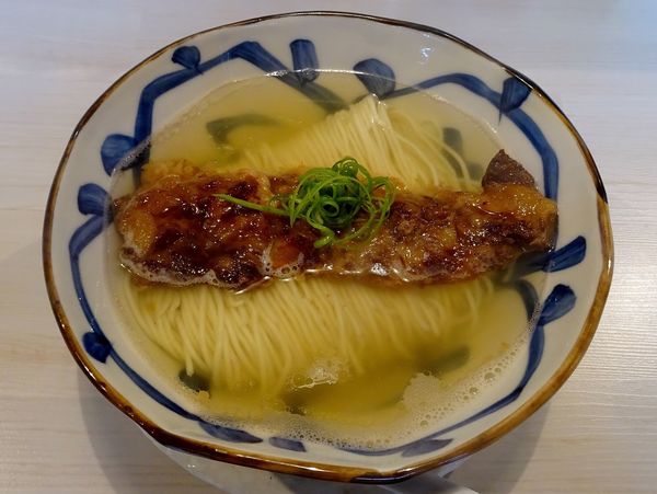 「鯛煮干の塩そば（750円）」@タナカ ロボの写真