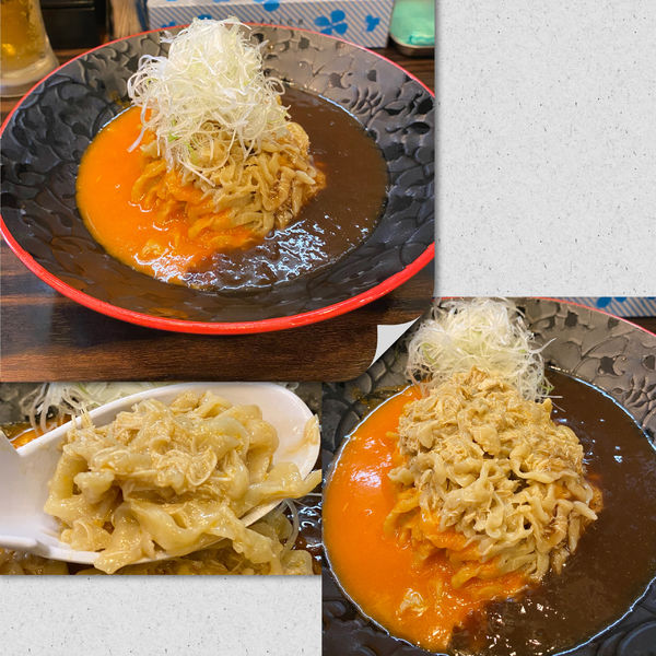 「限定・青森県産ヒラガニの冷やし和えそば ￥1500」@稲荷屋の写真