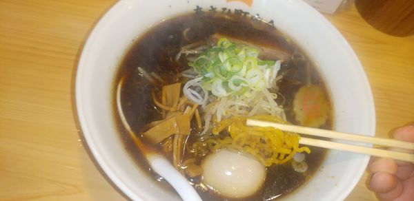 「醤油らーめん＋煮卵」@あさひ町内会の写真