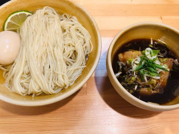 「味玉醤油つけ麺」@迂直の写真