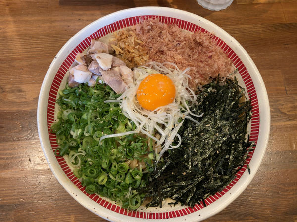 「まぜそば（300g）850円」@中華そば 煖々の写真