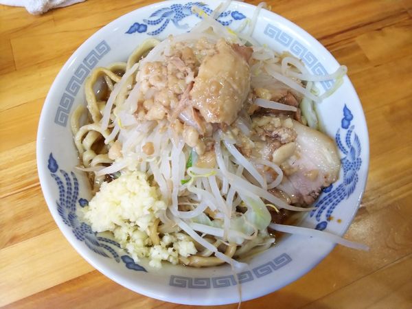 「小ラーメン　ニンニクアブラ　700円」@ラーメン寿々㐂の写真