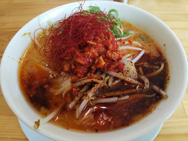 「猛辛（もうから）味噌らーめん    ※３辛」@らーめん三空の写真
