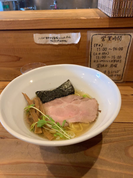 「塩平打ラーメン」@二代目煮干しラーメンまるにぼ 防府本店の写真