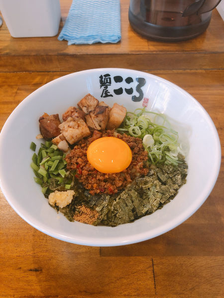 「肉入り台湾まぜそば」@麺屋こころ 知多店の写真